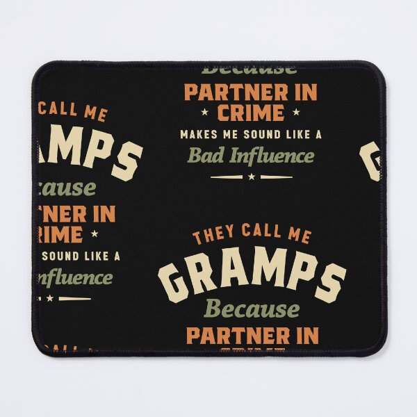 Item preview, They Call Me Gramps Partner In Crime Grandpa Humor designed and sold by cidolopez.