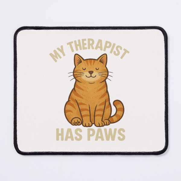 Item preview, My Therapist Has Paws Cute Cat Gift designed and sold by CozyAndSweet.