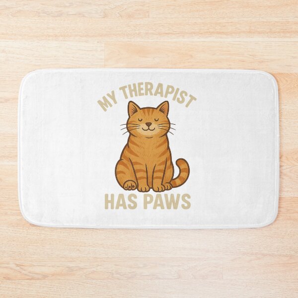 Item preview, My Therapist Has Paws Cute Cat Gift designed and sold by CozyAndSweet.