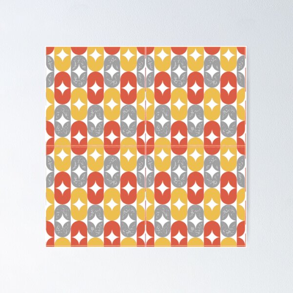 Item preview, Mid Century Mod Star Rhombus designed and sold by ZEJUFANTASY8.