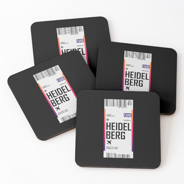 Item preview, Heidelberg City Sticker Germany Boarding Pass designed and sold by TulipaGraphics.