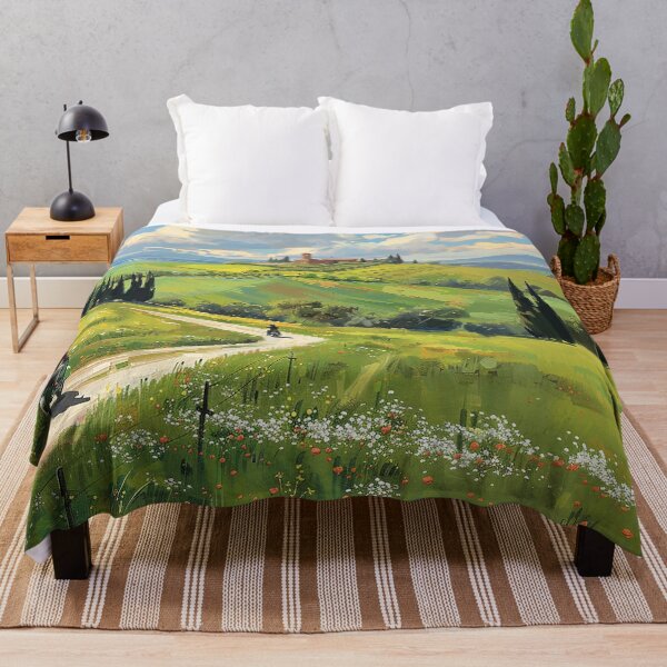 Item preview, Scooter Ride Through Tuscan Countryside Hills designed and sold by Drese-Art.