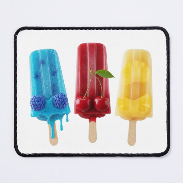 Item preview, Funny ice cream on a stick designed and sold by Happy Heart Studio.