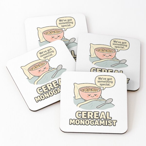 Item preview, Cereal Monogamist Funny Breakfast Pun – Cute Bowl of Cereal with Romantic Humor designed and sold by Shoot-The-Moon.
