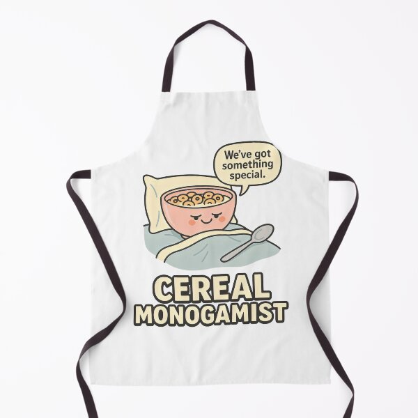 Item preview, Cereal Monogamist Funny Breakfast Pun – Cute Bowl of Cereal with Romantic Humor designed and sold by Shoot-The-Moon.