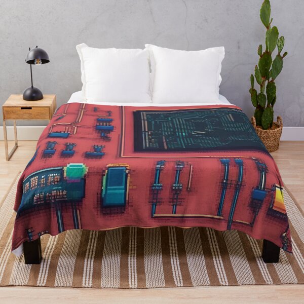 Item preview, Abstract Digital Circuit Art designed and sold by Esterlane.