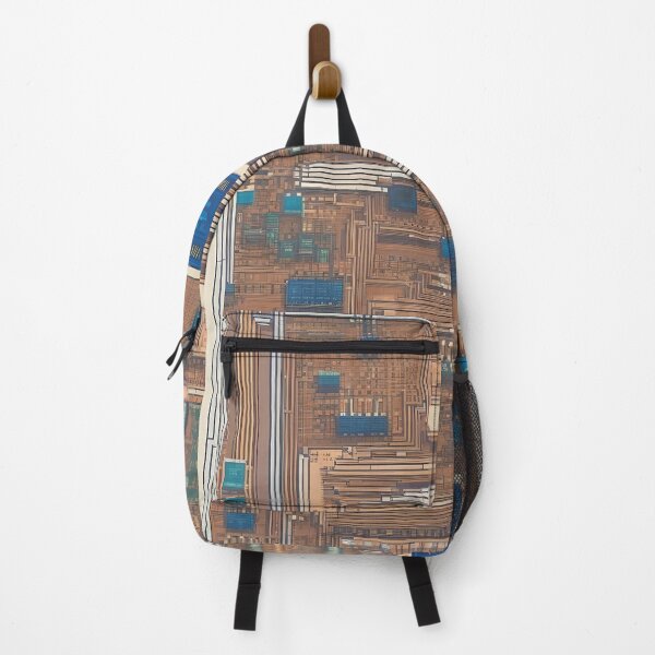 Item preview, Pixelated Motherboard Still Life Abstract Art designed and sold by Esterlane.