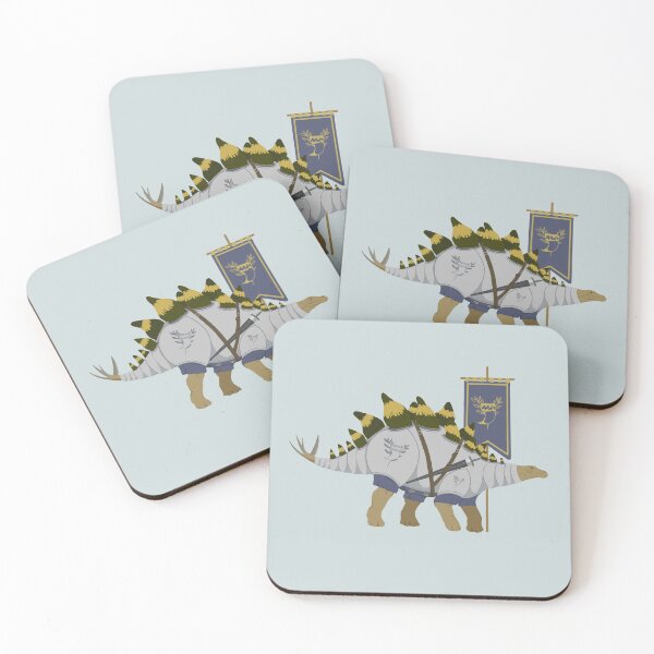 Item preview, Holy Plates – Stegosaurus Paladin of Righteous Thagomizing designed and sold by Lottie--.