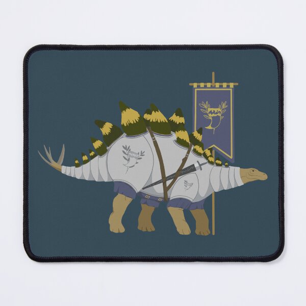 Item preview, Holy Plates – Stegosaurus Paladin of Righteous Thagomizing designed and sold by Lottie--.