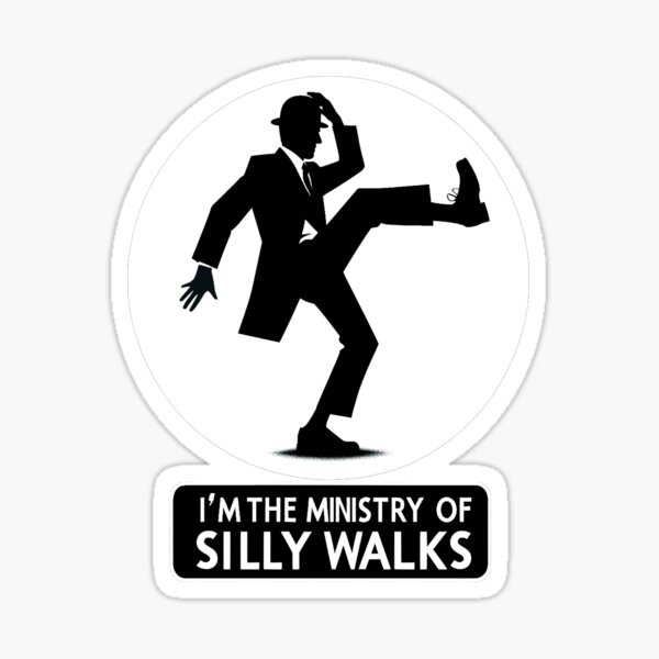 Item preview, The Ministry of Silly Walks designed and sold by FreshArtFusion.