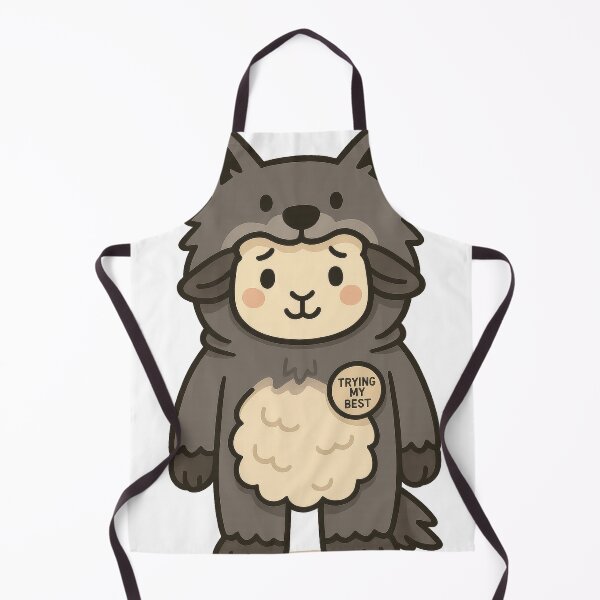Item preview, Trying My Best (in Wolfskin) designed and sold by anxious_doodles.