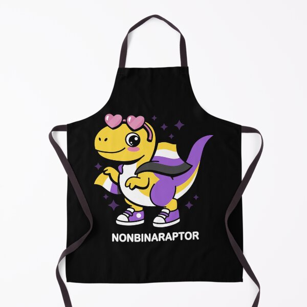 Item preview, Cute Nonbinary Velociraptor LGBTQ Dinosaur designed and sold by BoggsNicolasArt.