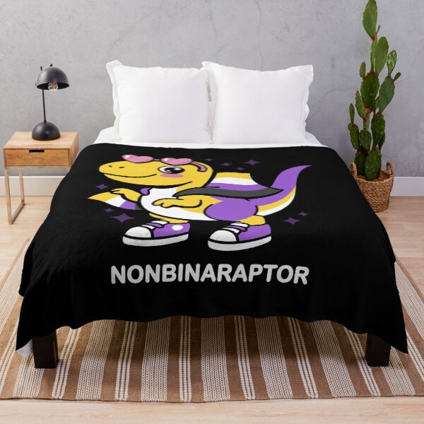 Item preview, Cute Nonbinary Velociraptor LGBTQ Dinosaur designed and sold by BoggsNicolasArt.