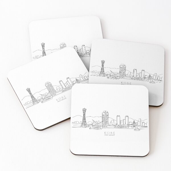 Item preview, KOBE CITY - Simple Line Art designed and sold by store-wasabi.