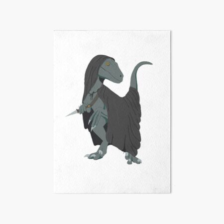 Vista previa del artículo con la obra «Garra de las Sombras – El Velociraptor Pícaro que No Oíste Venir», diseñado y vendido por Lottie--.