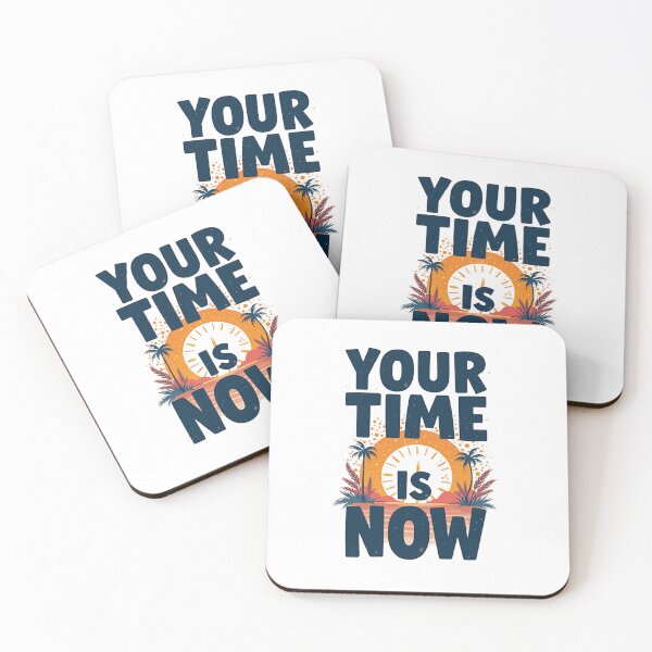 Item preview, Your Time Is Now – Motivational Sunset Design for T-Shirts, Stickers & Gifts designed and sold by TubaPrints.