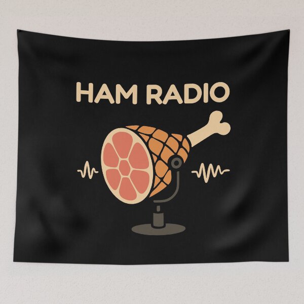 Item preview, HAM RADIO – Funny Microphone Design designed and sold by AnnSign.