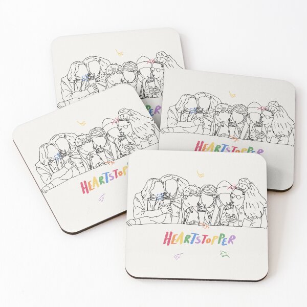 Item preview, Milkshake gang lineart rainbow | heartstopper designed and sold by Pinu92.