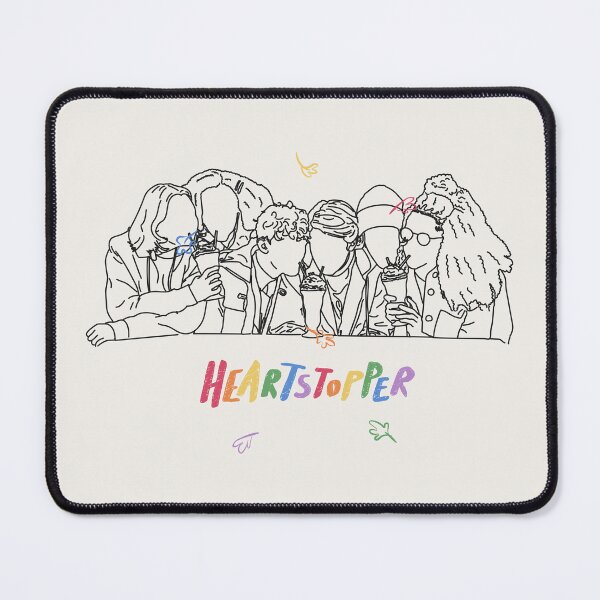 Item preview, Milkshake gang lineart rainbow | heartstopper designed and sold by Pinu92.