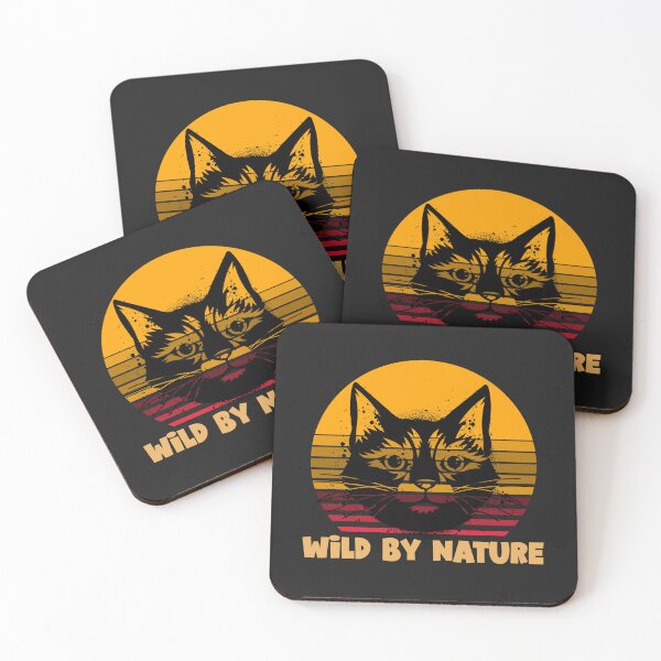 Item preview, Wild By Nature  Cat cats kitty streetcat designed and sold by Tee-Shirt-Topia.