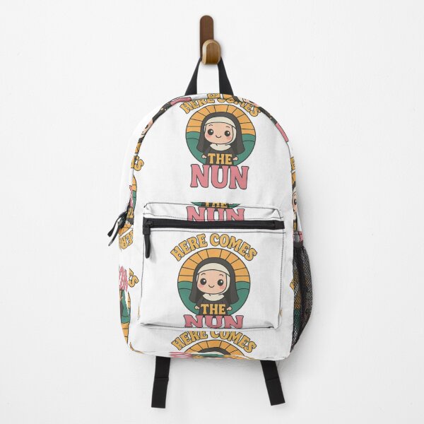 Item preview, Here Comes the Nun – Cute Kawaii Nun Cartoon Design designed and sold by Sandy's Cheeky Studio.