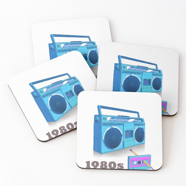 Item preview, 1980s boombox & cassette Tape & Pencil designed and sold by Tee-Shirt-Topia.