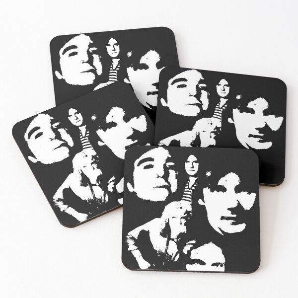 Item preview, Vintage White Silhouette Rock Band designed and sold by billiasbros.