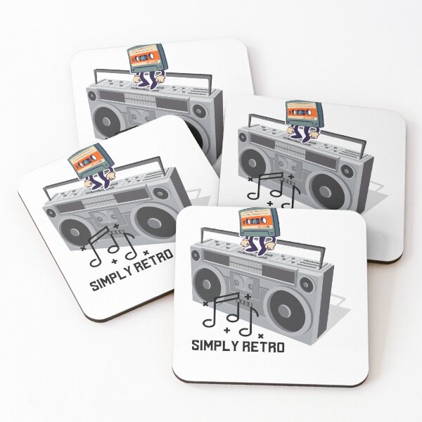 Item preview, Simply Retro Boombox & Cassette 1980s designed and sold by Tee-Shirt-Topia.