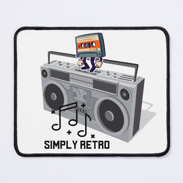 Item preview, Simply Retro Boombox & Cassette 1980s designed and sold by Tee-Shirt-Topia.