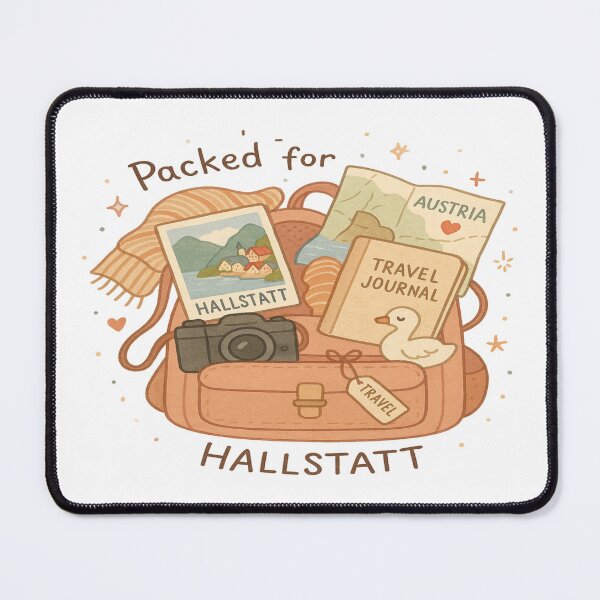 Item preview, Packed for Hallstatt – Vintage Travel Vibes from Austria designed and sold by Globalcitytees.