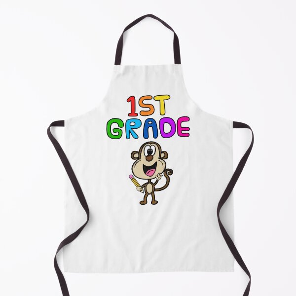 Item preview, School Monkey 1st Grade Teacher, Back To School designed and sold by doodlerob.