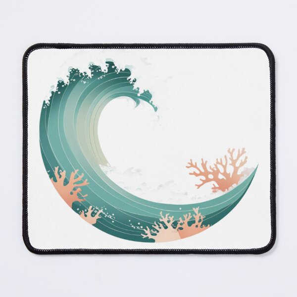 Item preview, Ocean Wave T-Shirt, Pastel Coastal Dream designed and sold by Dew's.