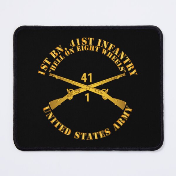 Item preview, Army - 1st Bn, 41st Infantry - Hell on 8 Wheels w Infantry Br designed and sold by Military Insignia Products.
