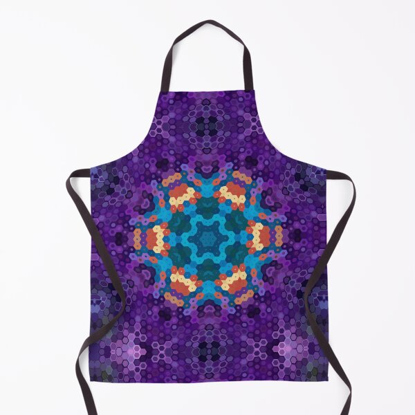 Item preview, Hex Mandala Purple Blue and Orange designed and sold by WormholeOrbital.