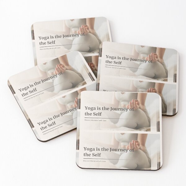 Item preview, Yoga is the Journey of the Self – Mindful Living Art designed and sold by Breaking Shop.