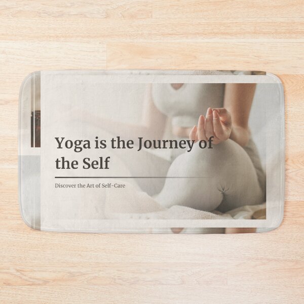 Item preview, Yoga is the Journey of the Self – Mindful Living Art designed and sold by Breaking Shop.