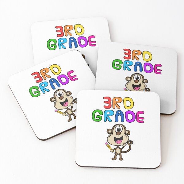 Item preview, School Monkey 3rd Grade Teacher, Back To School designed and sold by doodlerob.