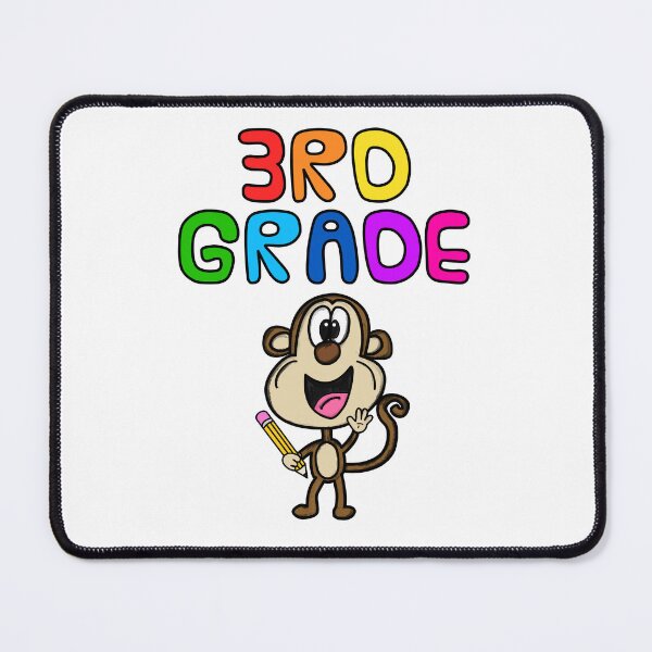 Item preview, School Monkey 3rd Grade Teacher, Back To School designed and sold by doodlerob.