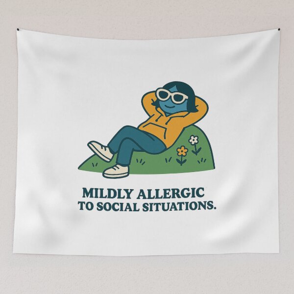 Item preview, Ivy Mildly Allergic to Social Situations designed and sold by StrangeFiz.