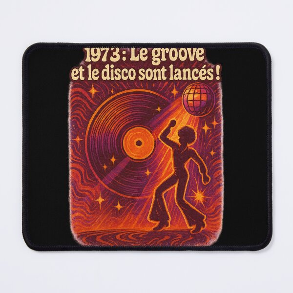 Item preview, 1973 - Groove and disco are launched - Vintage 70s style - Dance and retro music designed and sold by MyGraphixCraft.