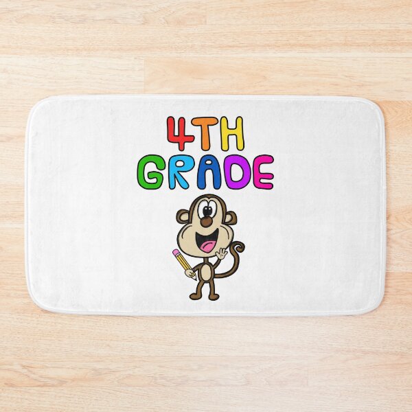 Item preview, School Monkey 4th Grade Teacher, Back To School designed and sold by doodlerob.