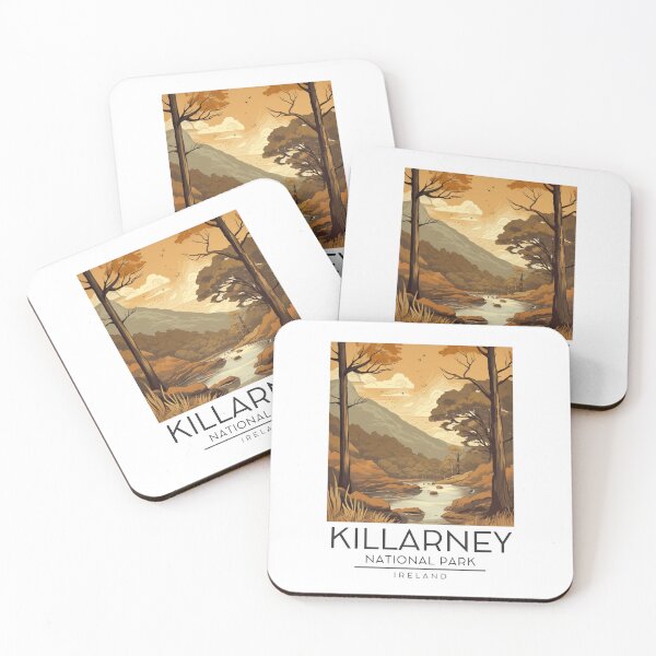 Item preview, A Vintage Illustration of Killarney National Park - Ireland  designed and sold by GoodOldVintage.