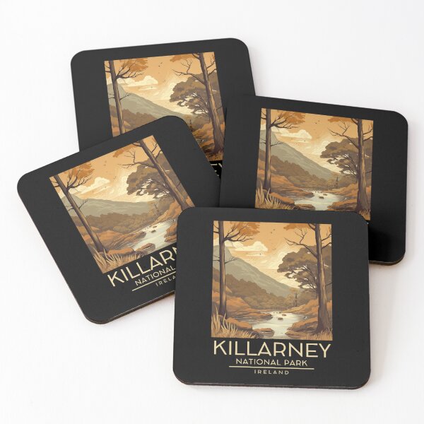 Item preview, A Vintage Illustration of Killarney National Park - Ireland  designed and sold by GoodOldVintage.