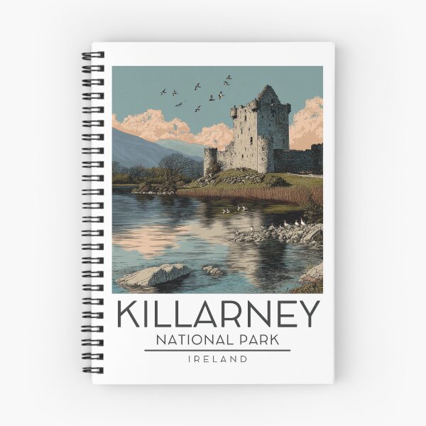 Item preview, A Vintage Illustration of Killarney National Park - Ireland  designed and sold by GoodOldVintage.