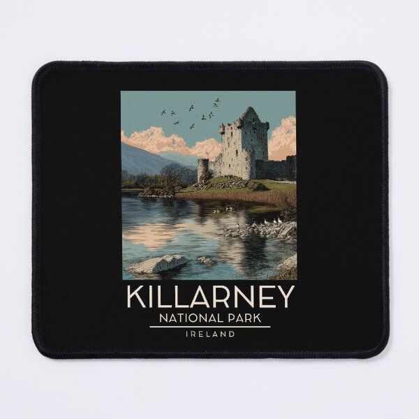Item preview, A Vintage Illustration of Killarney National Park - Ireland  designed and sold by GoodOldVintage.