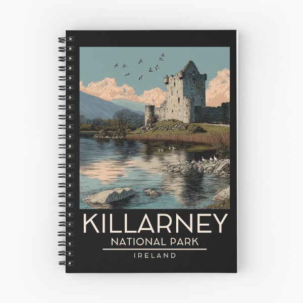Item preview, A Vintage Illustration of Killarney National Park - Ireland  designed and sold by GoodOldVintage.