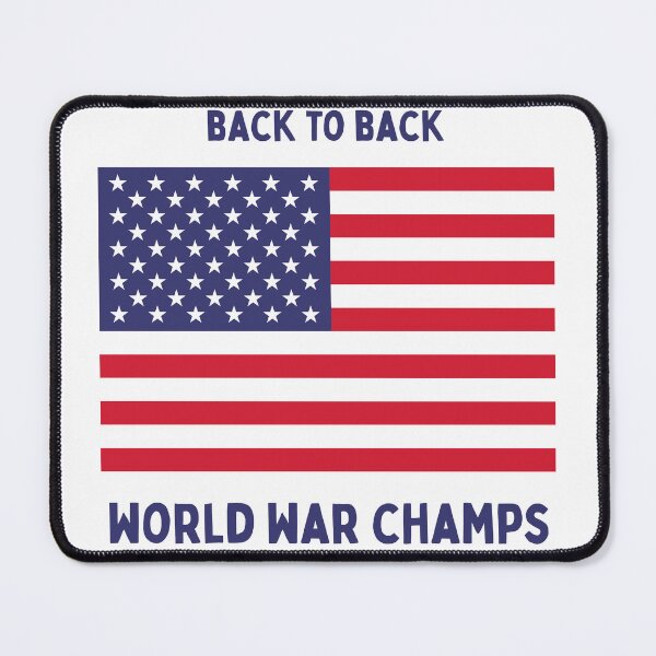 Item preview, Back to Back World War Champs USA Shirt designed and sold by NCC-Store.