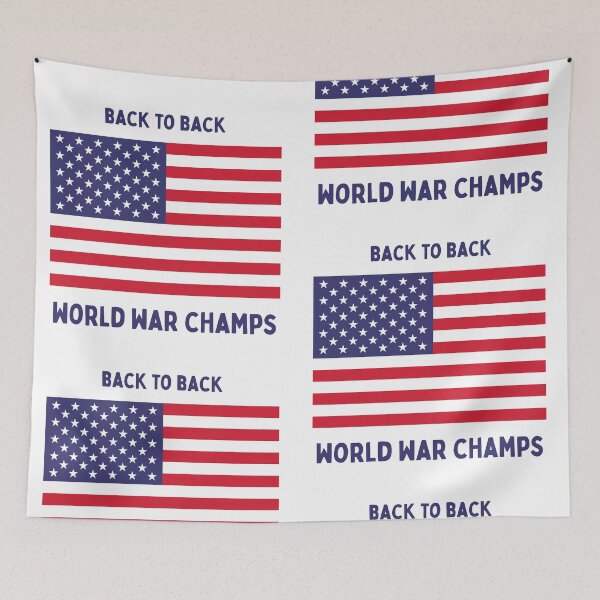 Item preview, Back to Back World War Champs USA Shirt designed and sold by NCC-Store.