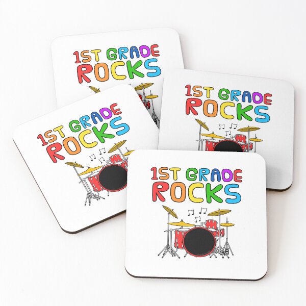 Item preview, 1st Grade Rocks, Drums, First Day Of School designed and sold by doodlerob.