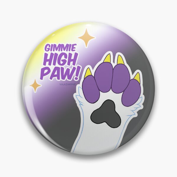 Item preview, Furry Nonbinary High Paw designed and sold by Yaasmine.